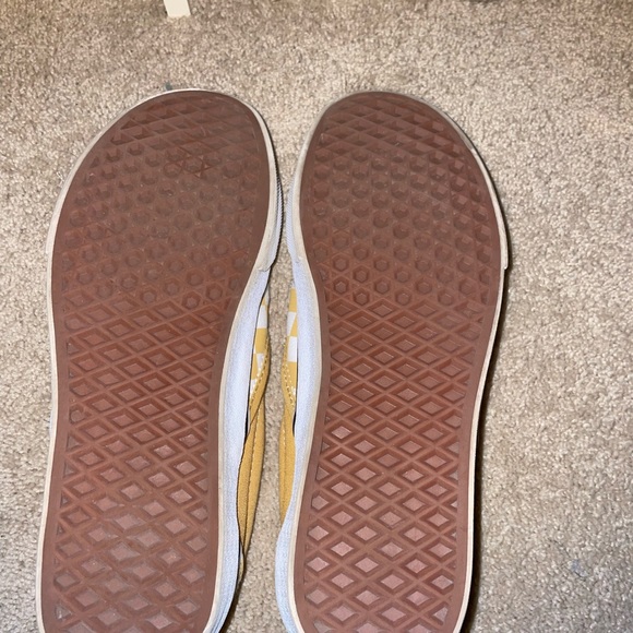 Yellow Checkered Vans - Picture 2 of 5
